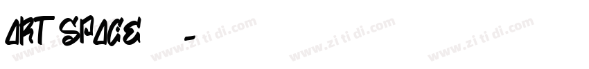 ART SPACE 栖溪别院字体转换